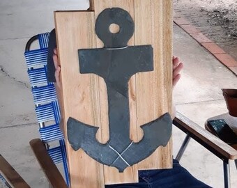 Anchor made of slate