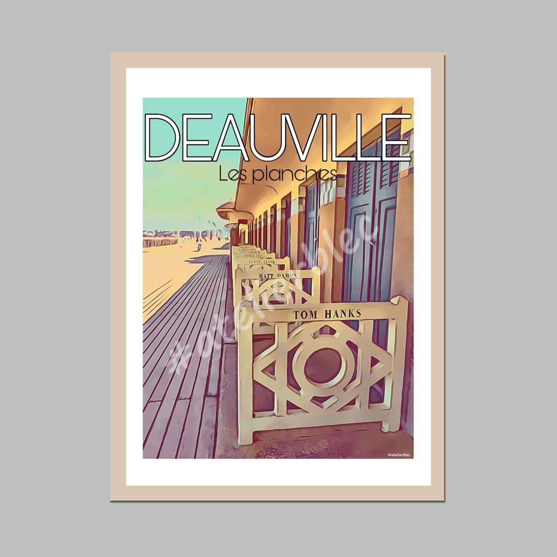 Affiche deauville -  France
