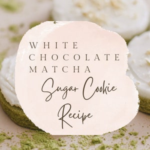 Ricetta per biscotti allo zucchero matcha al cioccolato bianco, ricetta per biscotti al cioccolato bianco con ritaglio Matcha, ricetta per biscotti al matcha da stenderebiscotto