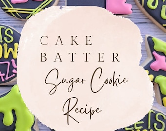 Receta de galletas de azúcar con masa de pastel (PDF)