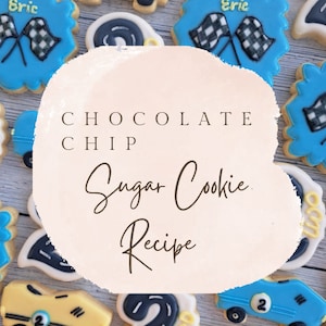 Chocolate Chip Sugar Cookie Recipe, Chocolate Chip Cut Out cookie Recipe, Unique Cookie Recipes
