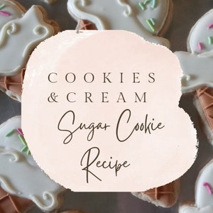 Cookies and Cream Sugar Cookie Recipe, Oreo Cutout Cookie Recipe, Unique Cookies