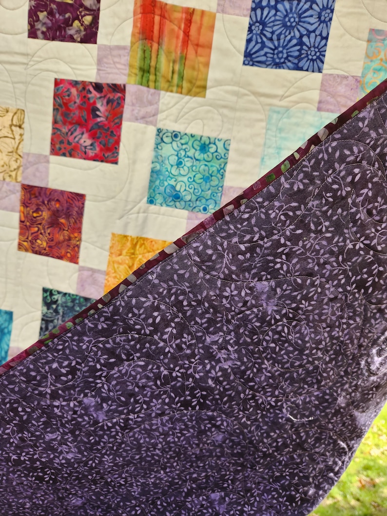 Disappearing Nine Patch Quilt Etsy