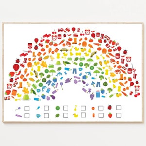 Rainbow I-Spy Eye-Spy Worksheet | Weather Topic Worksheet | Printable St Patrick&#39;s Day Activity for Kids