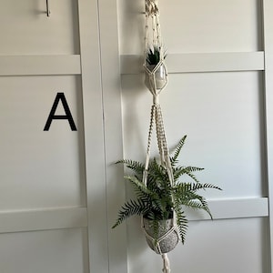 Single/Double Plant Hanger* Macrame* Hanger With Tassel* Macrame Wall Hanger* Indoor and Outdoor* Plant Hanger* Handmade