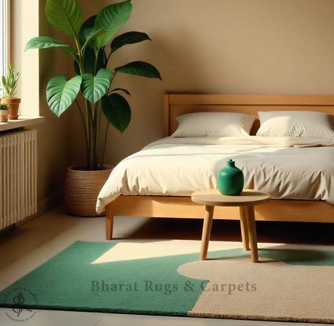 Decent Simple Design Rug Minimal Color Light Shade Carpet Premium ...