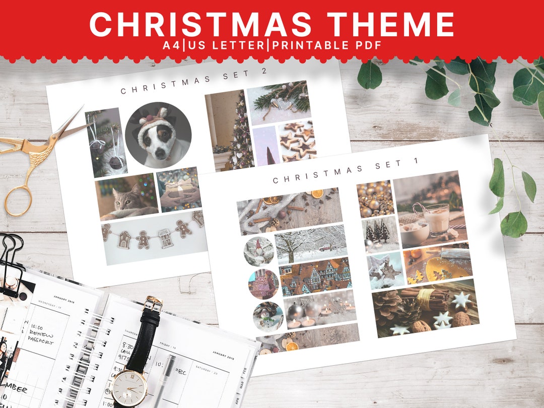 Christmas Printable Stickers Printable Planner Stickers Sheet Christmas Christmas Printable Stickers Printable Planner Stickers Sheet Christmas