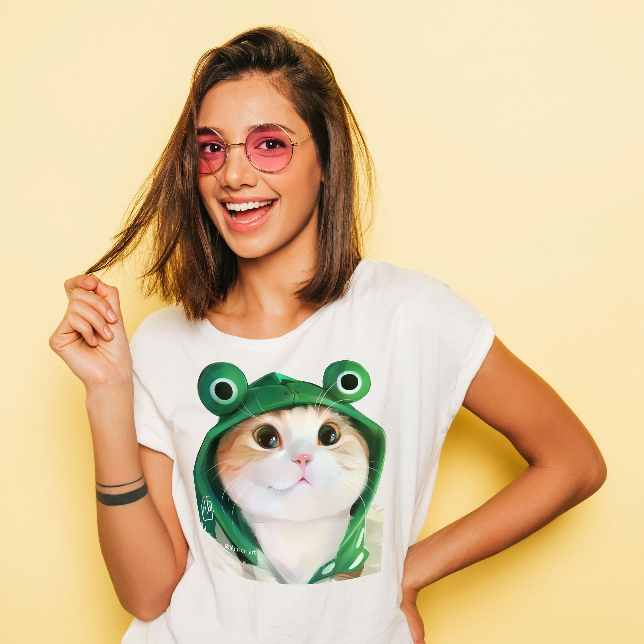 Cat Shirt PNG Cat Clipart Png Printable Cat Png Baby Shirt PNG Etsy