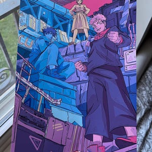 JJK Yuji, Nobara, Megumi Print