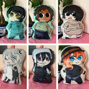 BSD Plush Dazai Chuuya Fyodor Nikolai Mushitaro Yokomizo Akutagawa Atsushi Ranpo Poe