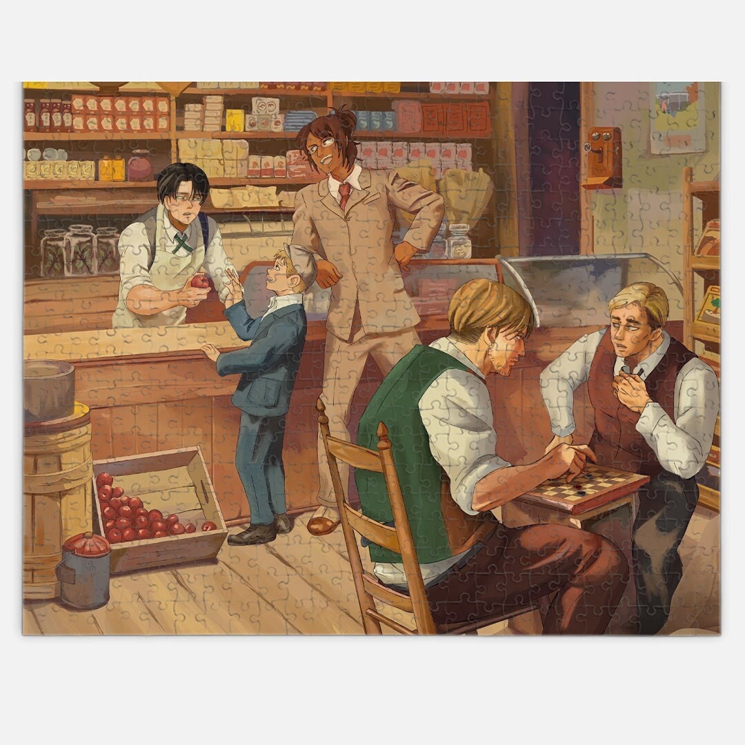 Levi's Tea Shop : Jigsaw Puzzle - Etsy