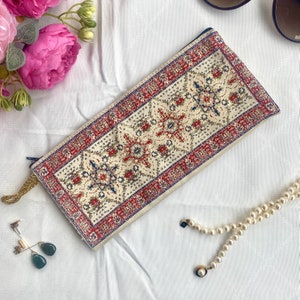 Astuccio rosa carino, custodia carina per donna, astuccio piccolo con arazzo unico, astuccio sottile, kilim modello custodia, custodia portachiavi