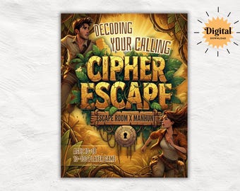 Cipher Escape | Christian Escape Room Game for Teens | Youth Group, Retreat, Lock-In, Purpose Activity, Digital Download