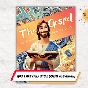 Printable Comic Book Gospel Tract | Lead Kids to Christ with Confidence | Fun, Faith-Filled Evangelism Tool for All Ages | Downloadable