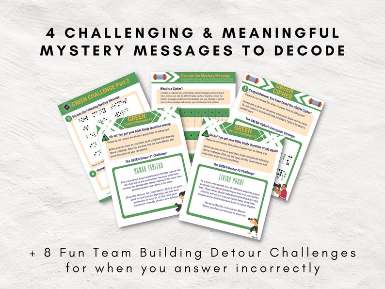 Bible Study Escape Room Game | John 20 | Resurrection | Easter Escape Room Printable Kit for Teens & Adults | Youth Group Game image 4