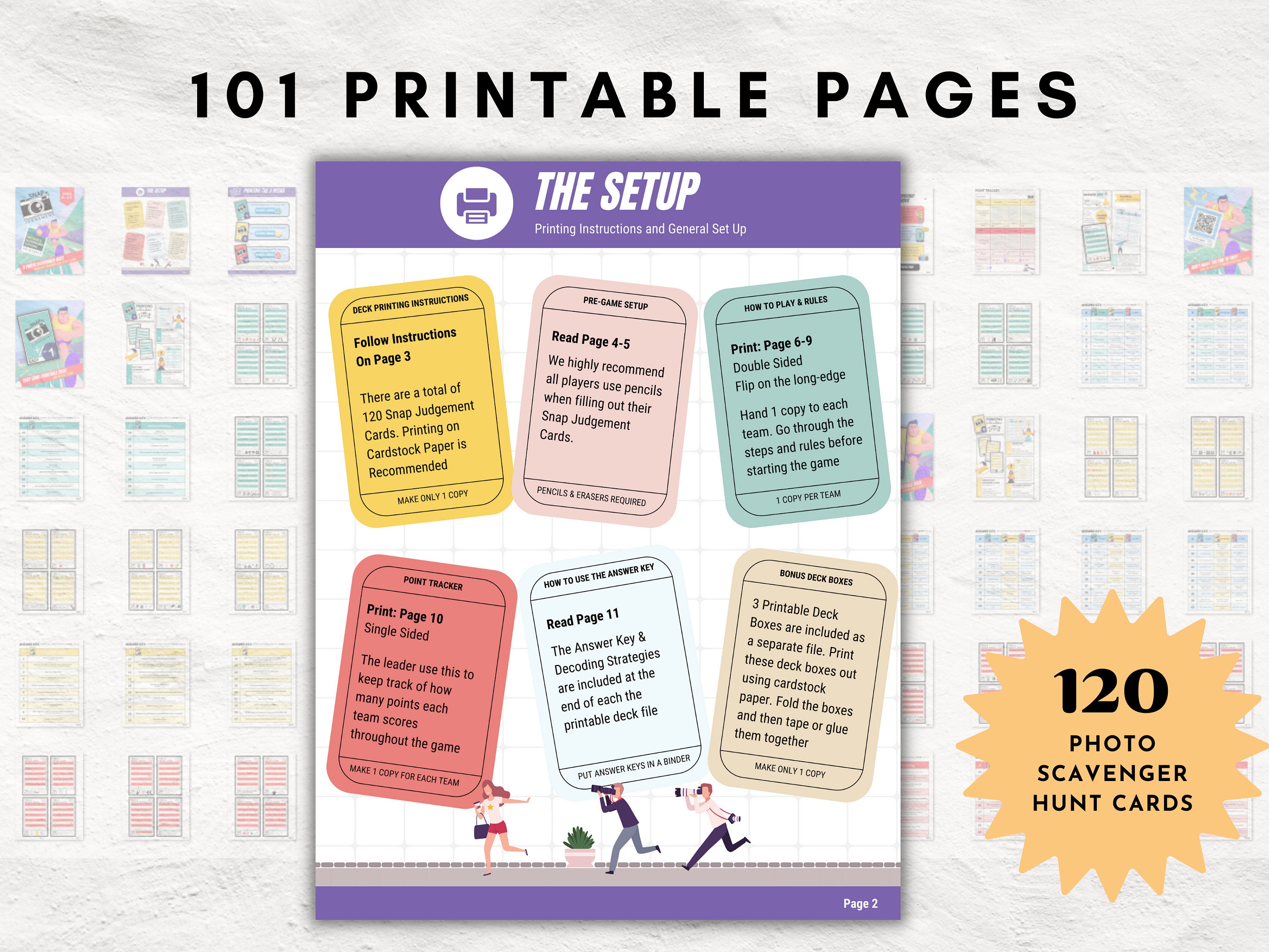 Snap Judgement Epic Photo Scavenger Hunt Ultimate Team Building Game for Children, Teens, and