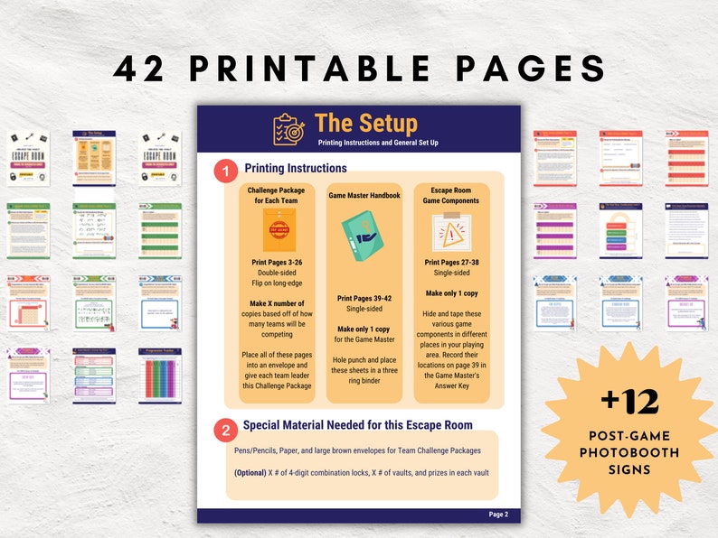 Bible Study Escape Room Game | John 20 | Resurrection | Easter Escape Room Printable Kit for Teens & Adults | Youth Group Game image 2