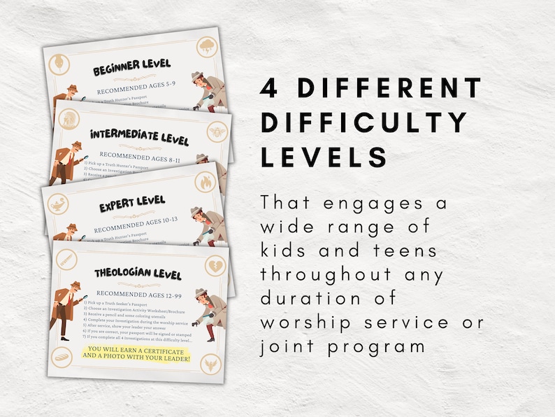 Bible Detectives: 16 Old Testament Investigation Worksheets for Kids | Christian Activities for Sunday School or Joint Worship Service image 5