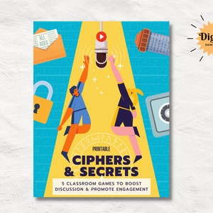 Classroom Discussion Games Bundle | Elementary, Middle, and High School Games to Boost Engagement and Learning | DIY Printable Escape Room
