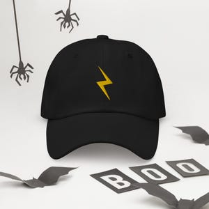 Wizard Hat Embroidered Lightening Bolt (Centered Version) Hat