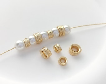 20 Stück Blattring mit großem Durchmesser, Trennwandherstellung, Anhängerzubehör, DIY 14K vergoldetes Zubehör, Messingzubehör