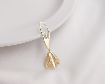 8PCS 14k Gold Filled Ballerina Girl Charm, Ballerina Pendant, Jewelry Making, Diy Material