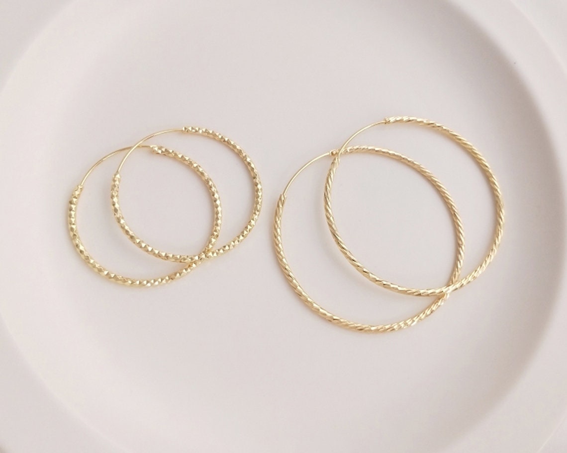 10PCS 14k oro riempito vino bicchiere fascino cerchi 35mm / 50mm cerchio orecchio cerchio vino charm anelli orecchini cerchi vino fascino anelli cerch