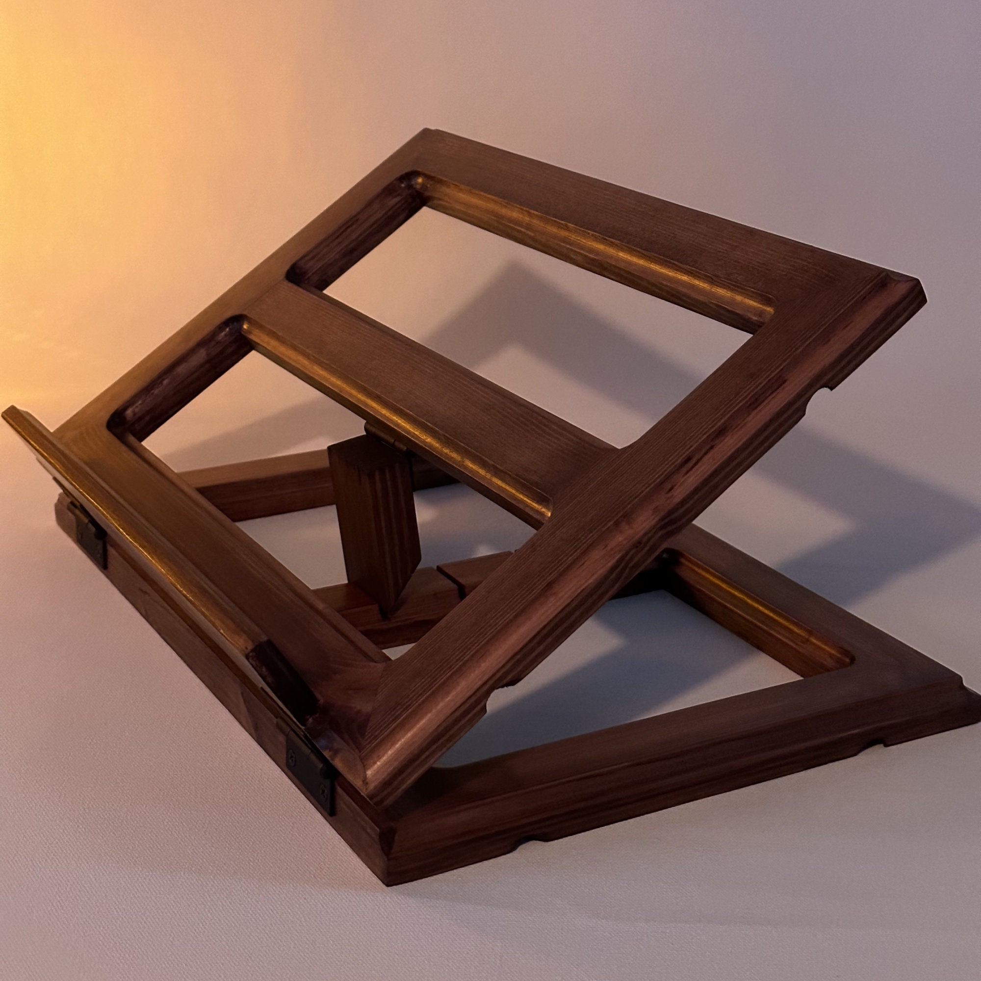 Handmade Bible Stand Book Holder Wooden Bible Stand Wooden Etsy