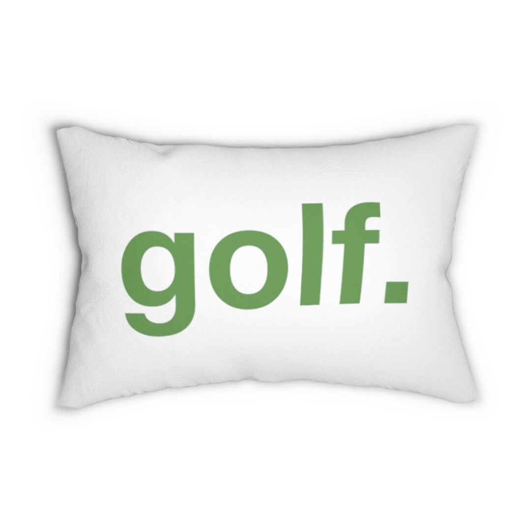Golf Lumbar Pillow Golf Style Decor Golfing Golf Pillow Golf Home Decor