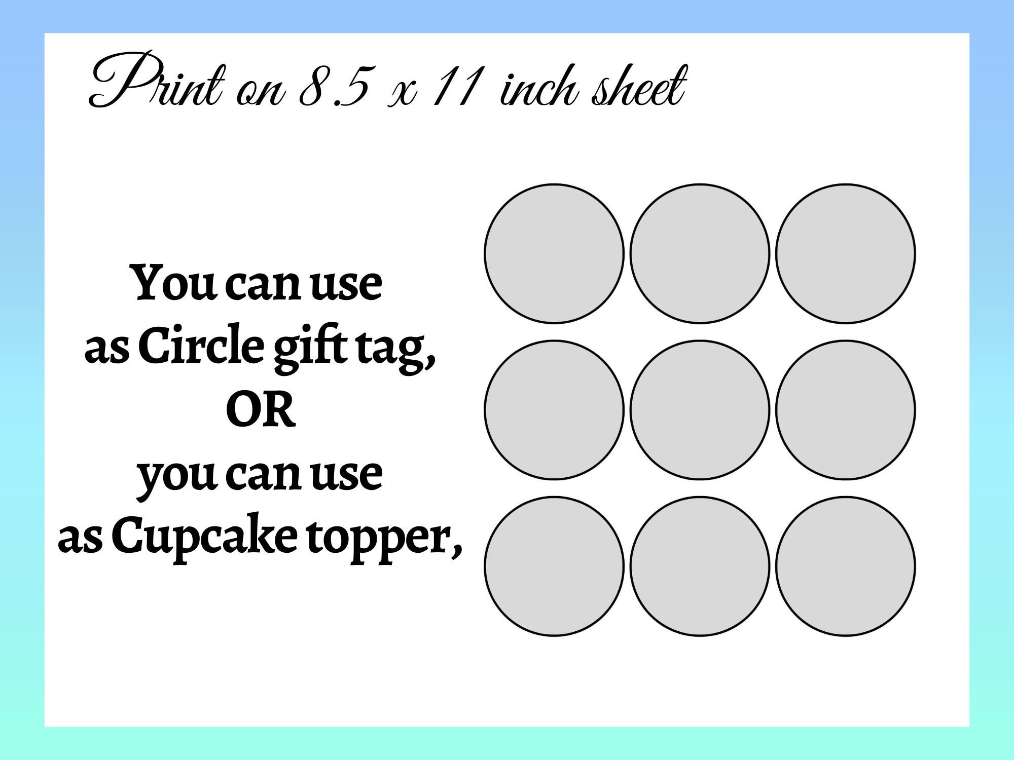 2.5 Inch Circle Sticker Blank Template, Png, Svg, Dxf, Eps, Pdf, Psd ...