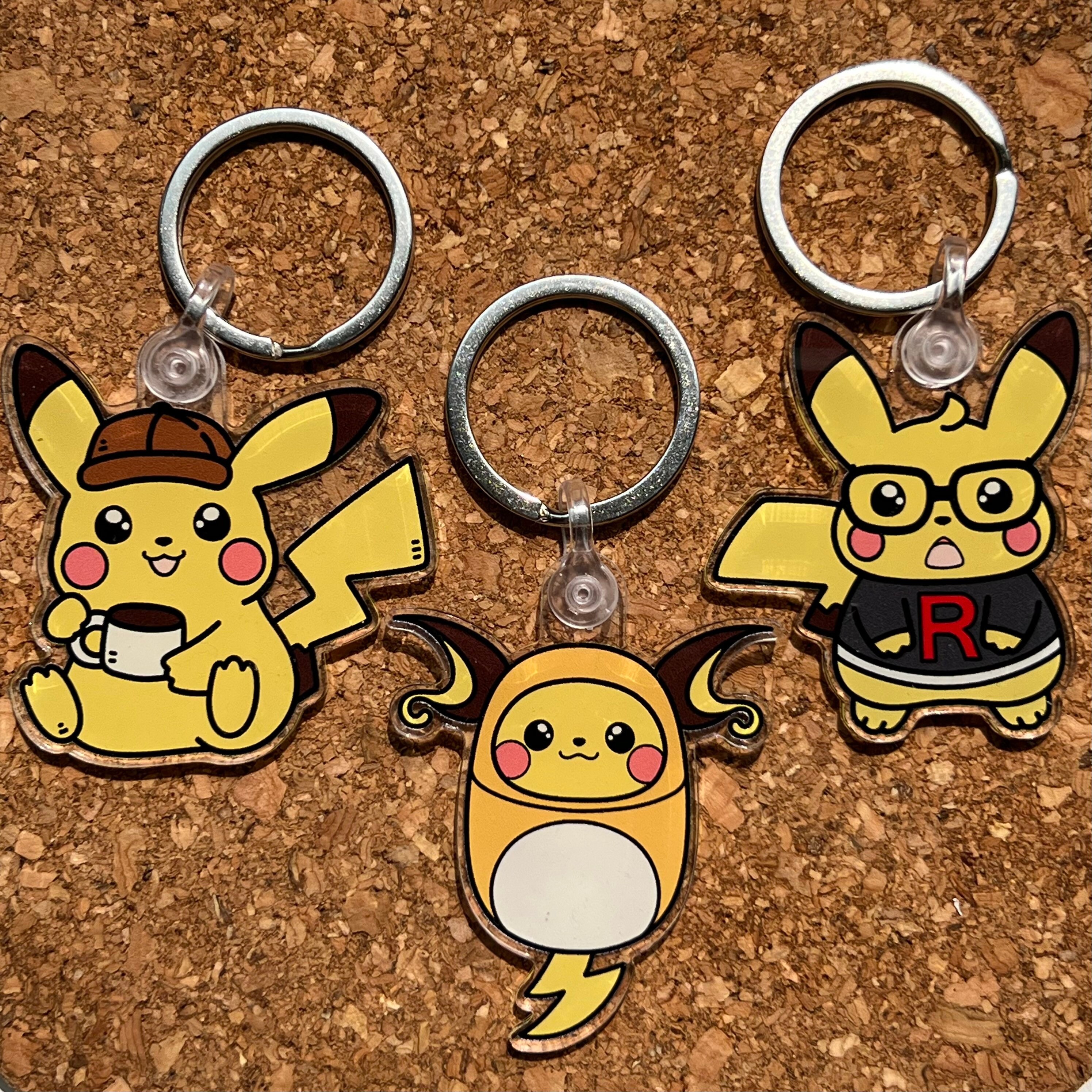 GADGET PORTACHIAVI KEY RING POKEMON PIKACHU #A