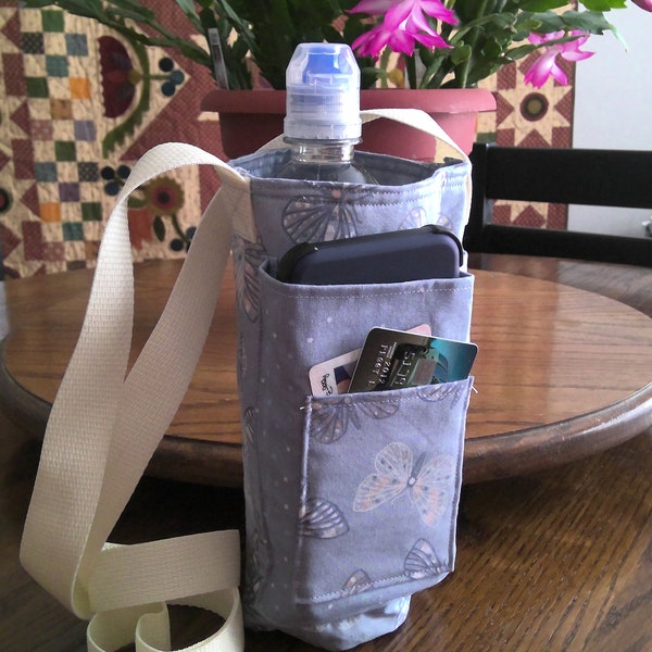 Water Bottle Carrier Butterfly