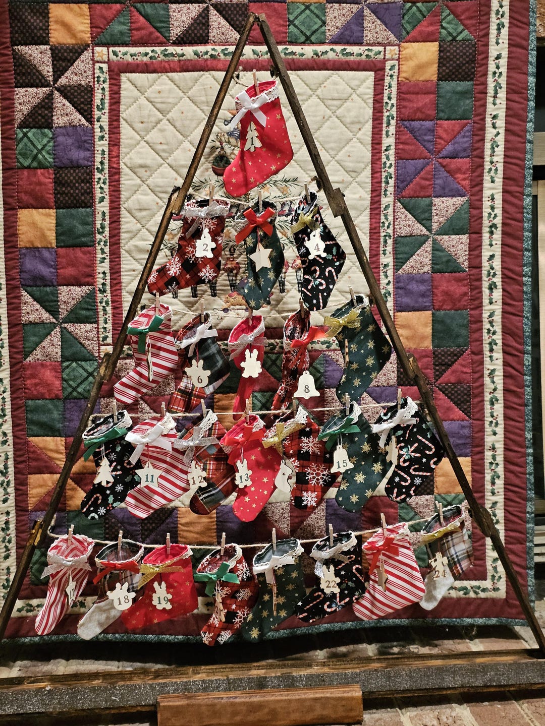 Advent Calendar Tree - Etsy