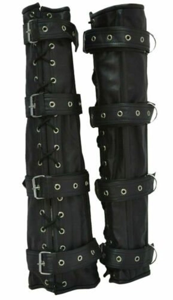 Heavy Duty Leather Steel Boned Arm & Leg Binders Restraints Etsy