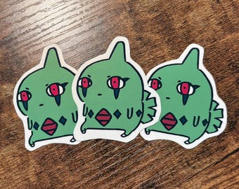 Cute Larvitar Sticker
