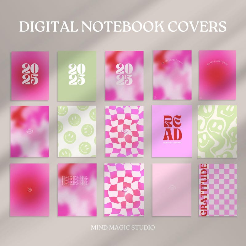 Aesthetic Pink Notebook - Etsy
