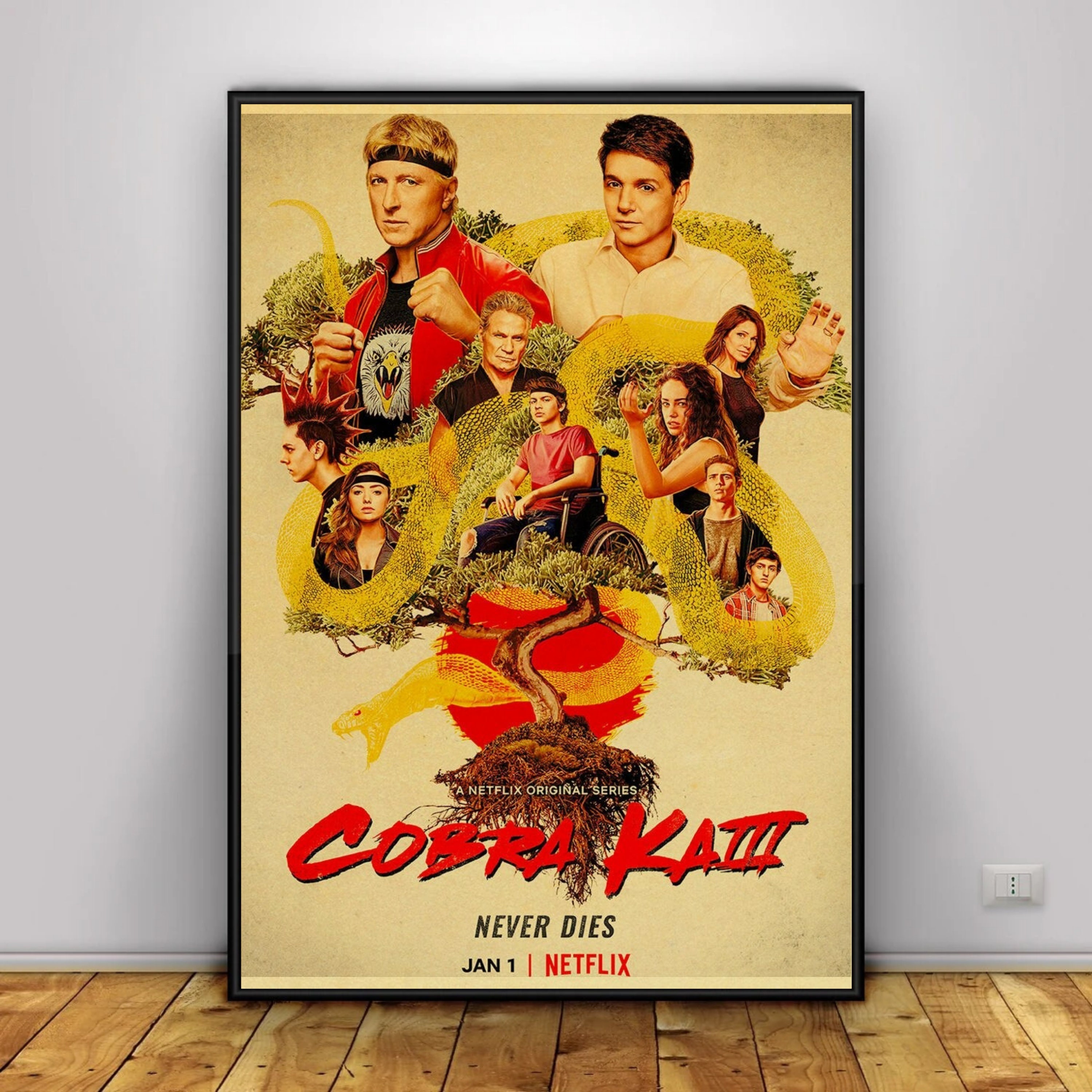 Discover Cobra Kai Poster, Vintage Wall Art Poster