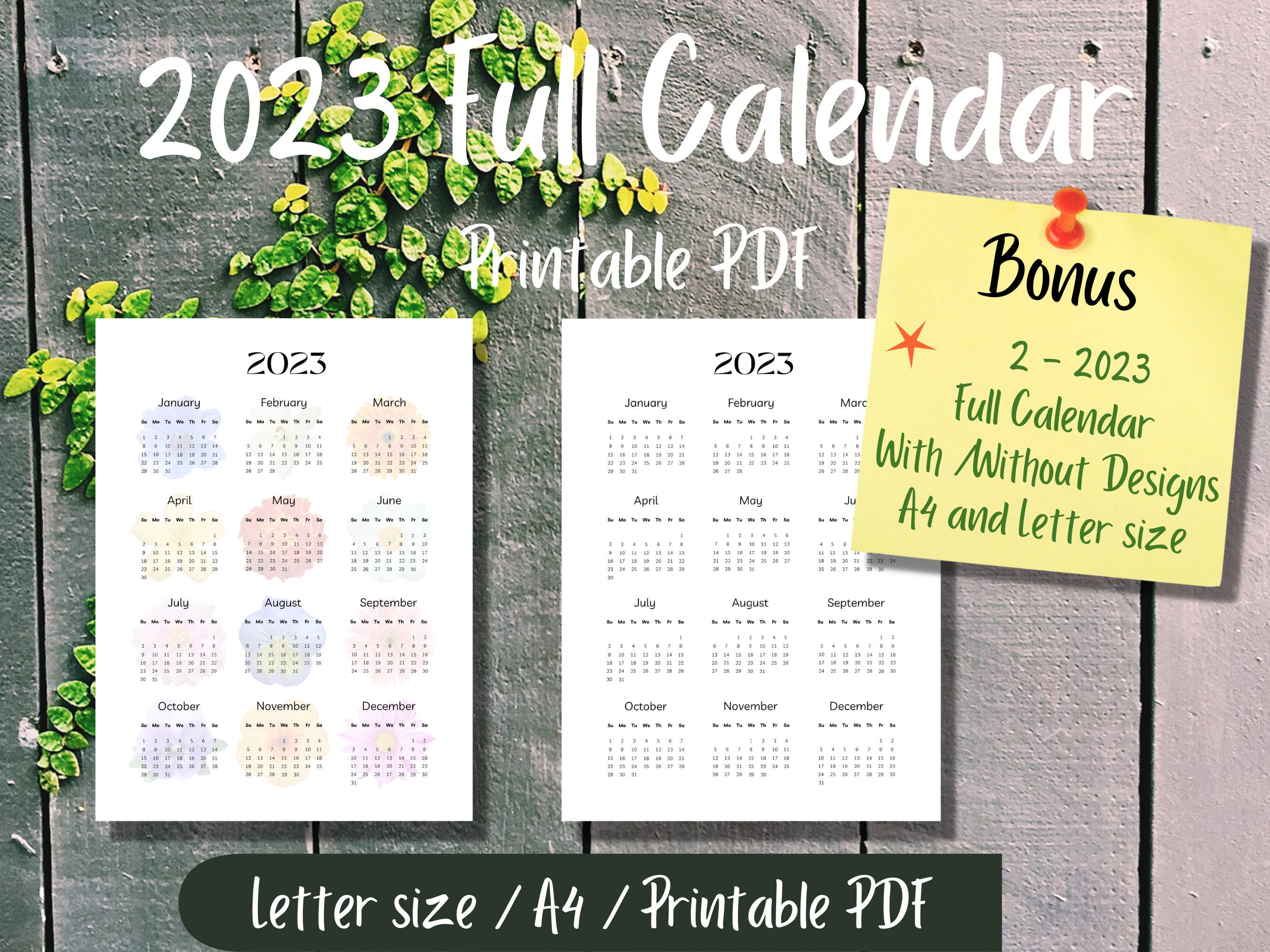 Free Checkbook Calendar Printables (2023, 2024, 2025), 46 OFF