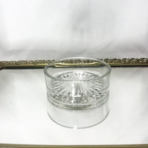 Vintage Clear Glass Ashtray
