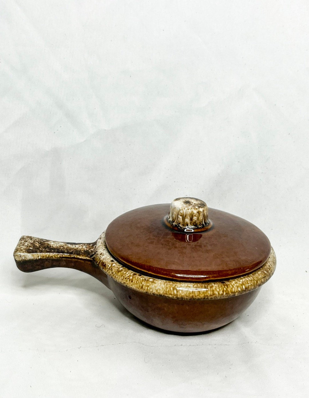 Hull Brown Drip Oven Proof Soup Bowl With Lid 8 Etsy