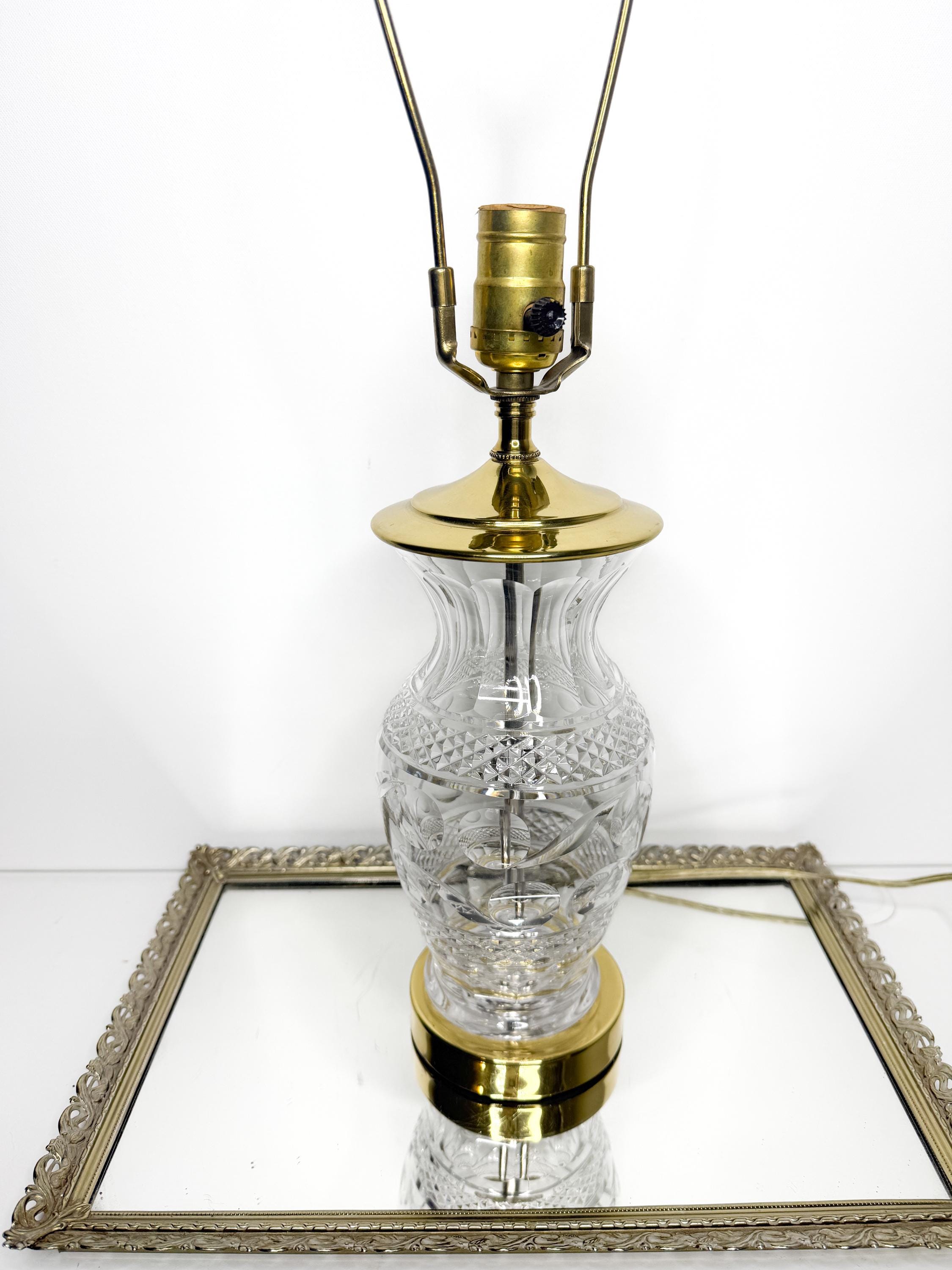 Waterford crystal lamp - Etsy 日本