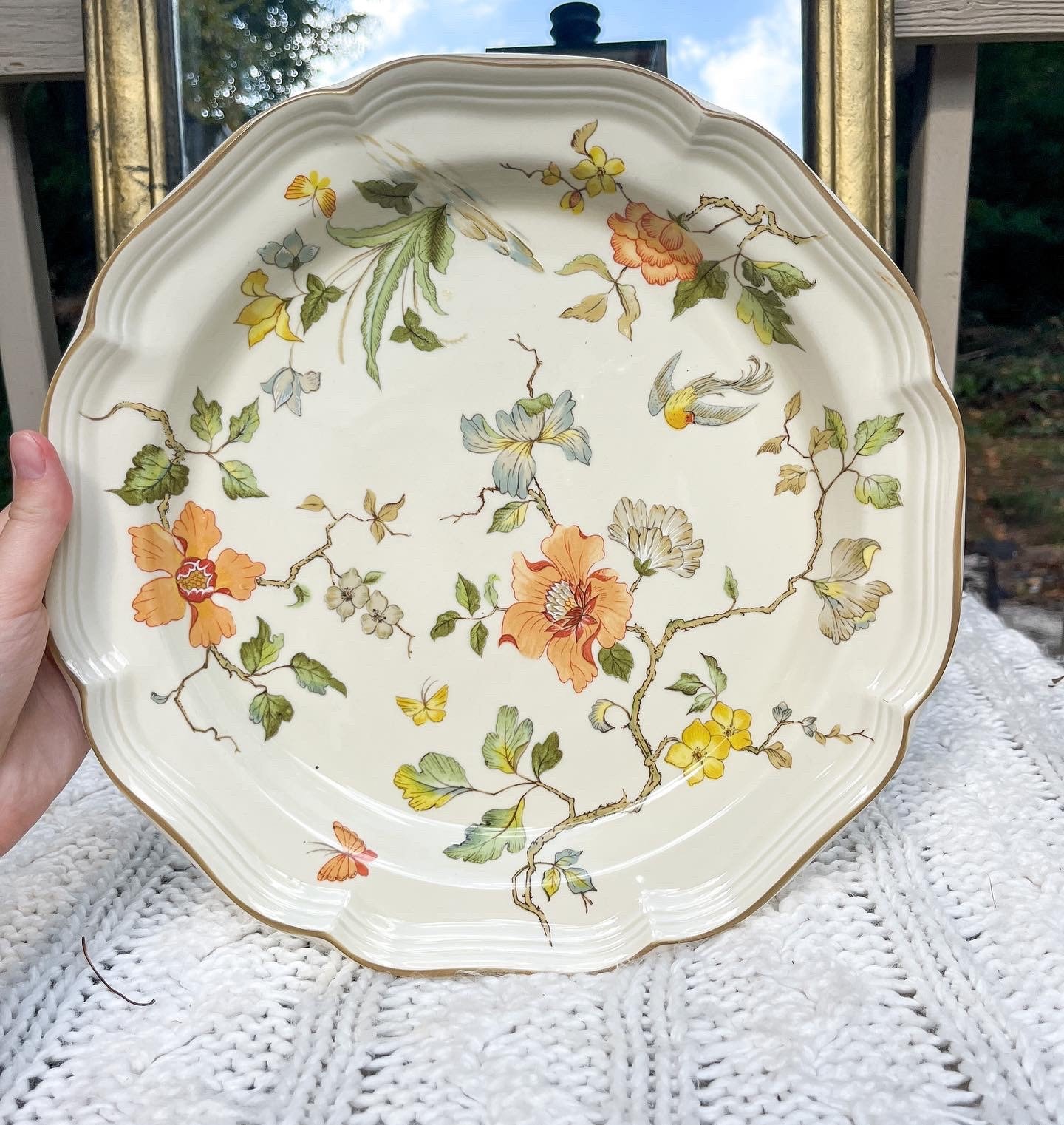 Olde Tapestry collection by MIKASA 12” Chop Plate (Round Platter)