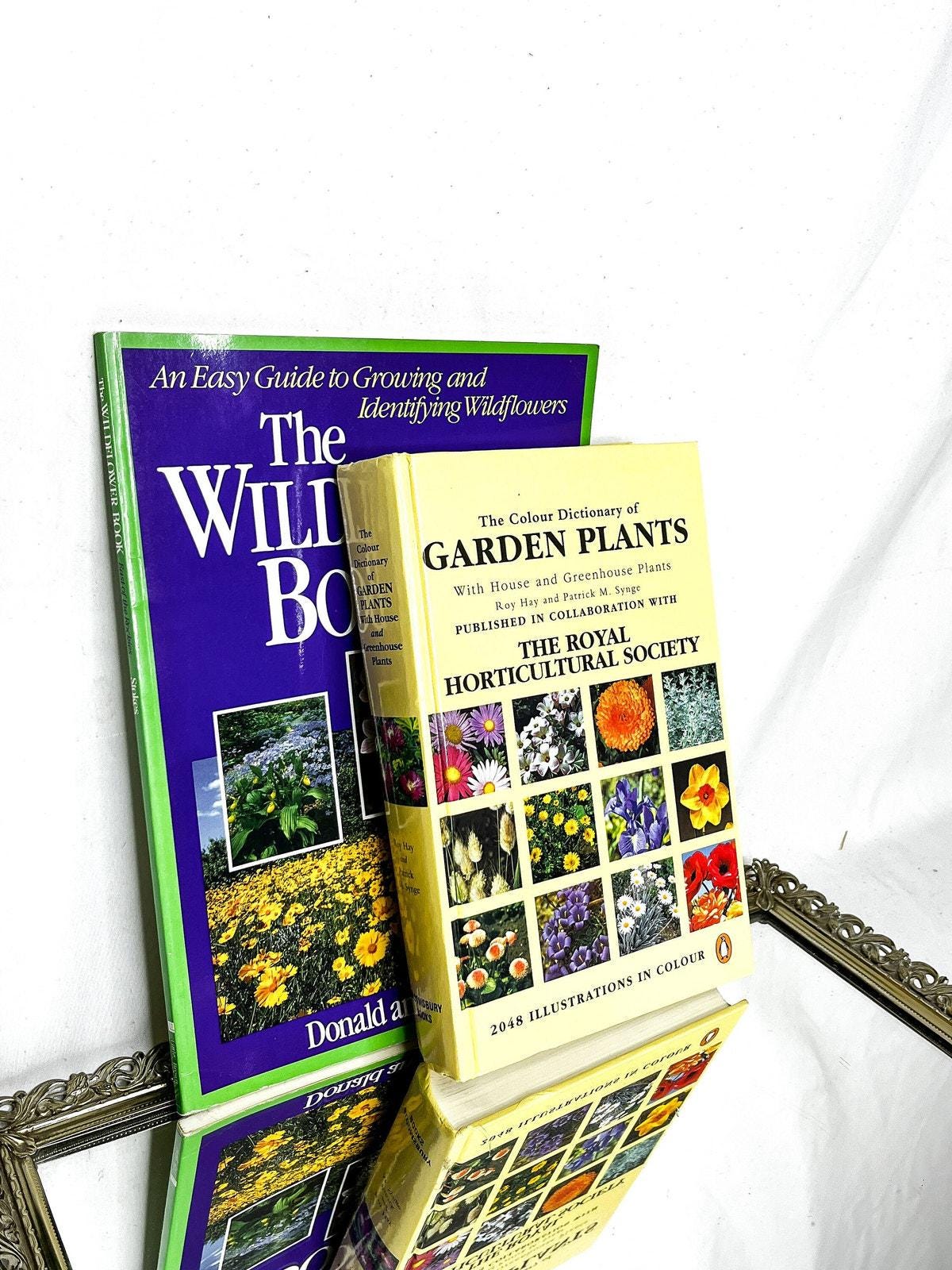 カラー写真入りのヴィンテージ植物図鑑2冊セット - Etsy 日本