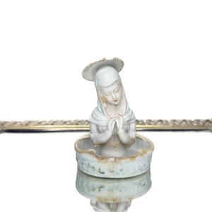 1950s Napco Vintage Blessed Virgin Mary Water Well for Holy Water Catholic Japan