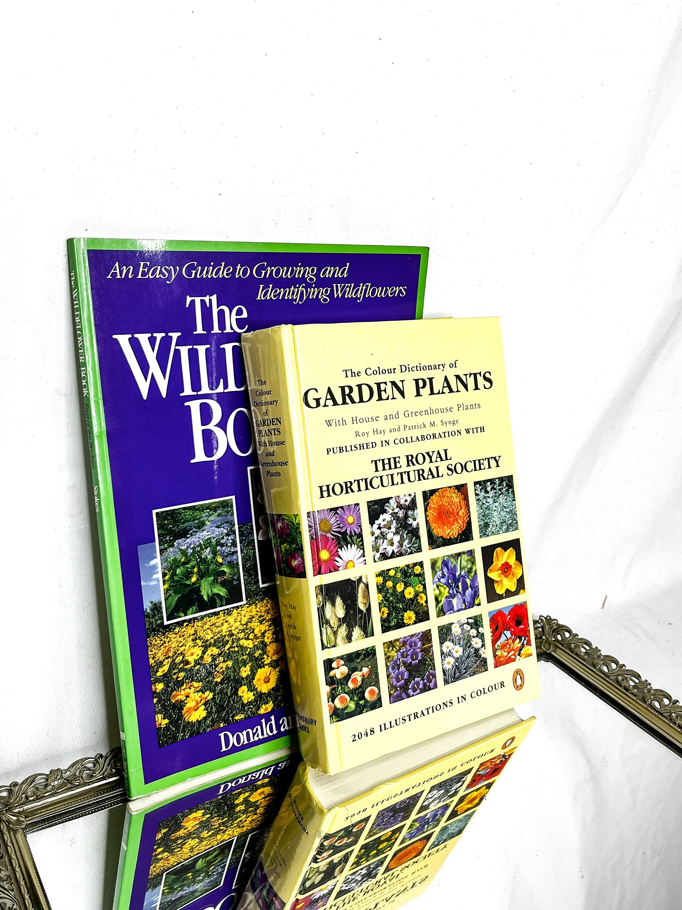 Botanical Key Book Vintage Botanical Book Set: Garden Flowers & Wildflowers - Etsy
