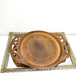 Mid Century Modern Per Alimenti Decorative Tray Made in Italy, Primitive Designs , Eclectic, Maximalism