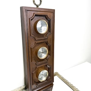 Barometer Springfield USA Weather Station Thermometer NICE!