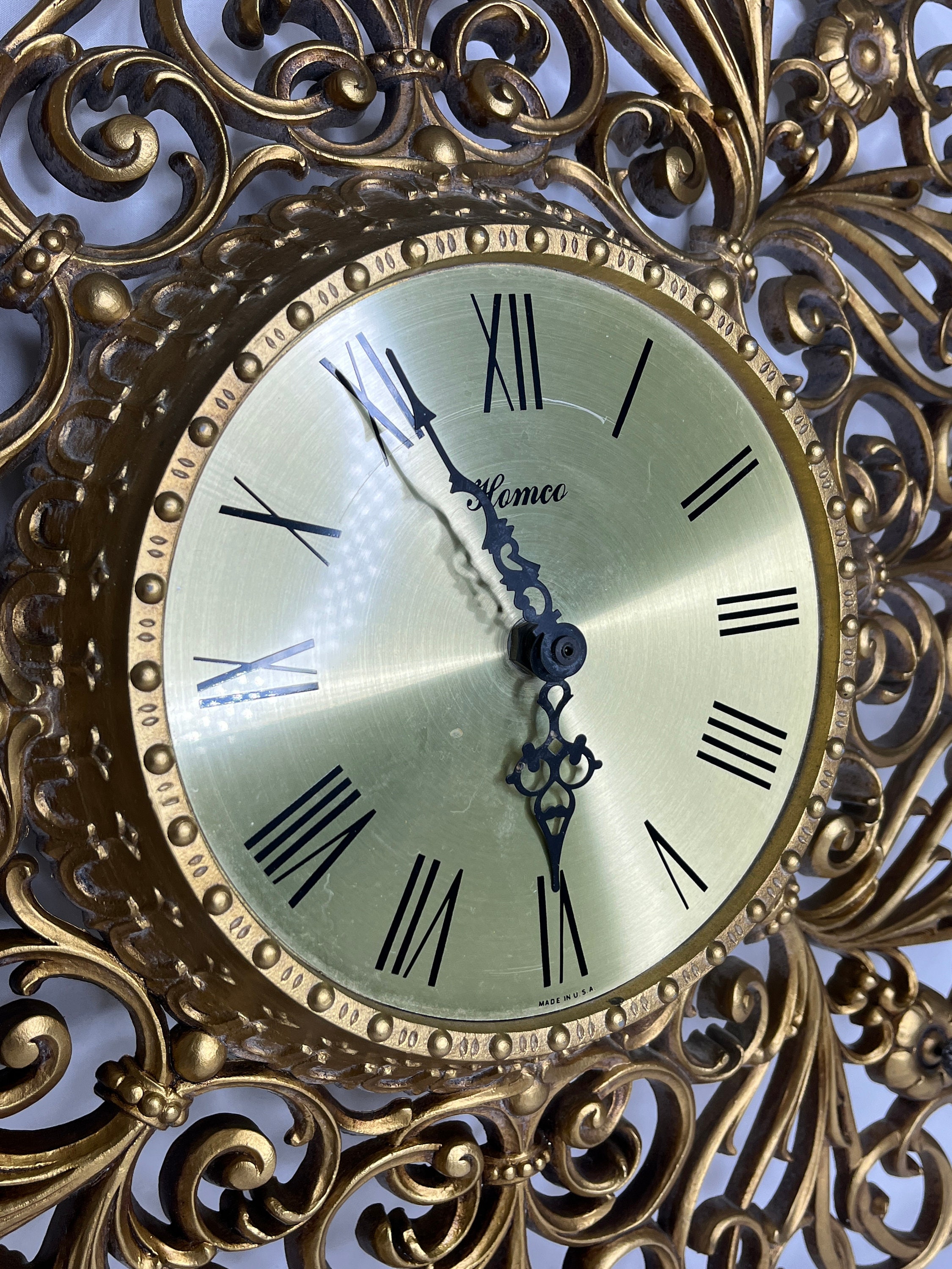 Amazon.com: DesignQ Vintage Wall Clock 'Ancient Map of The