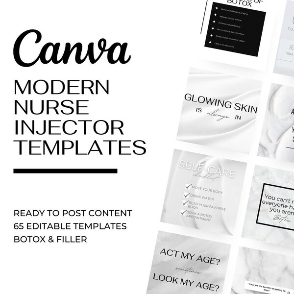Medical Spa Social Media Template Etsy Canada