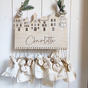 Advent calendar personalized | Christmas | Advent | Gifts | Houses